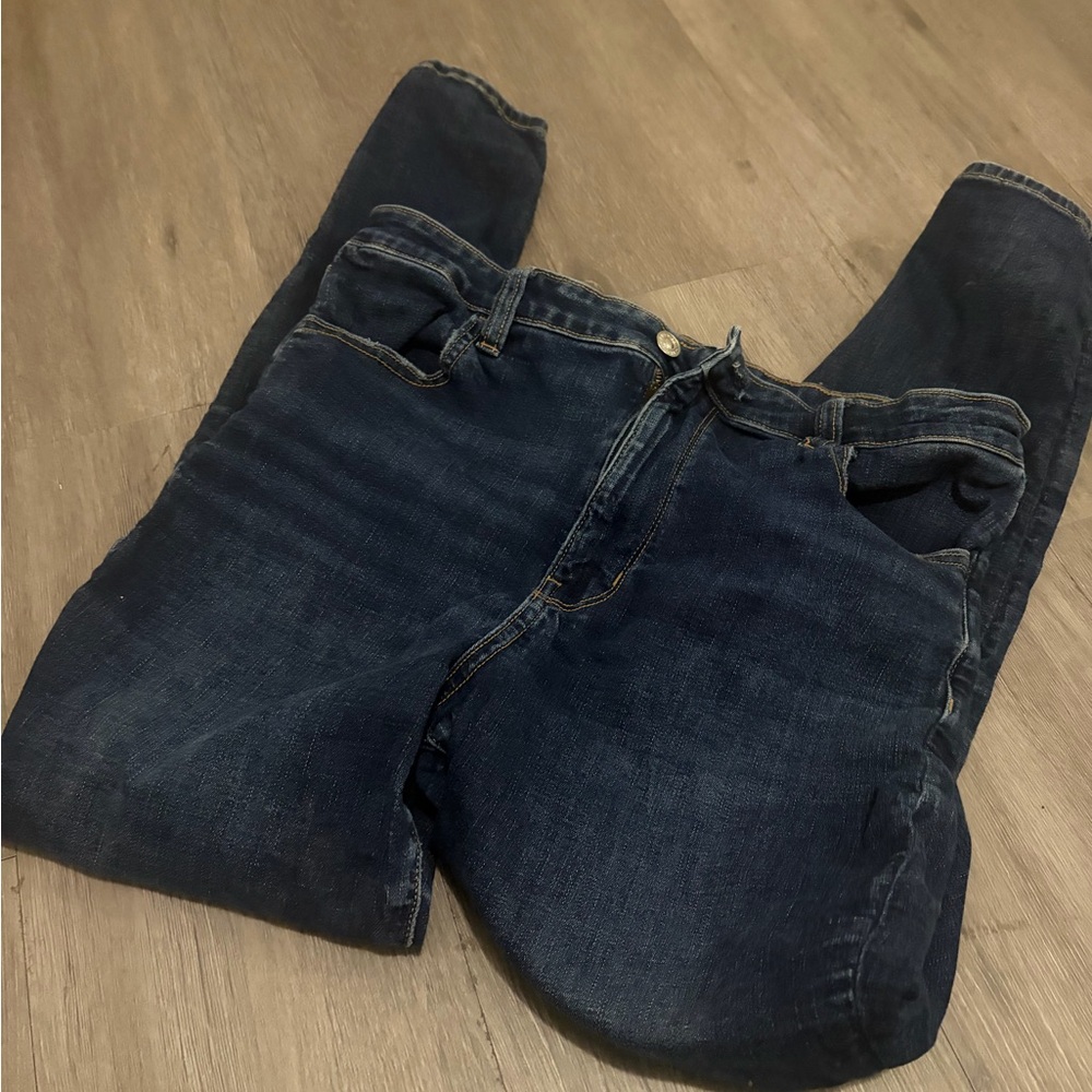 American Eagle Outfitters Dark Indigo Women's Straight Leg Jeans